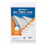 VICMORE 2-Pack Full Mattress Moving Bags 54 x 96 x 14 Inches, Plastic Mattress Cover Bag for Moving, Storage and Disposal, Waterproof, Recyclable Polyethylene Mattress Protectors