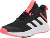 adidas Ownthegame 2.0 Shoes Basketball, Core Black/White/Turbo, 13 US Unisex Little Kid