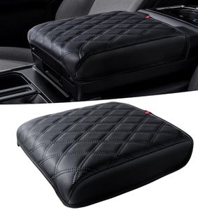 Center Console Cover for 2021-2025 Ford F150 Truck Interior Accessories, 2022-2025 F150 Lightning Armrest Middle Console Cover Anti-Scratch Protector Cushion Pad (Only for Work Surface Console)
