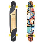 Loaded Boards Bhangra V2 Bamboo Longboard Skateboard Complete (86a Stimulus, Flex 2)