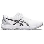 ASICS Men's Solution Swift FlyteFoam Tennis Shoes, 9.5, White/Black