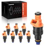 A-Premium Fuel Injectors Compatible with Ford F-150 F150, F-250 F250, F-250 Super Duty F250 Super Duty, F350 Super Duty, 5.0L 5.4L 5.8L 6.0L 7.3L 7.5L, Set of 8, Replace# 4554127