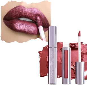Runway Rogue Pearl Glam Long Wear Shimmer Liquid Lipstick, Metallic Earthy Berry-Bronze Lipstick with Silver and Gold Shimmer, ‘Callback’