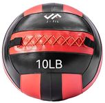 j/fit Medicine Ball, Red/Black, 10-Pound