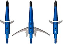 Swhacker Levi Morgan Series 2-Blade Blade Lock Broadhead 2.5" Pack of 3, Blue