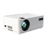 Portronics Beem 420 Led Projector with 3200 Lumens, 1080P Full Hd Native, Upto 250 Inches Display, iOS Screen Mirroring, 5 Watt Bluetooth Speaker(White)