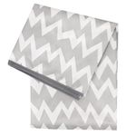 Bumkins Splat Mat Grey Chevron