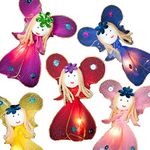 Blaze On Enchanted Princess Fairies Fairy Lights (Rainbow Colours) - Haute Couture Hand-Crafted - 20 LED Lights - UK Plug - Safe - Indoor - Low Voltage - Decorative Lights - DC 31V