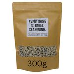 Everything But The Bagel Seasoning Mix, 300g, Made in the UK, Season Meats, Eggs and More, Mixed Spices, Classic New York Deli Style