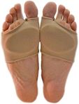 NatraCure Gel Metatarsal Pads - 1 Pair - with Metatarsalgia Forefoot Cushion - for Ball of Foot Pain Relief - Size: Large/X-Large