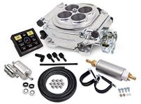 Holley 550-510K Sniper EFI Self-Tuning Master Kit Incl. Carburetor Replacement/Handheld Monitor/EFI Hose/Fuel Pump/Post And Pre Fuel Filters/Return Bulkhead/Fittings