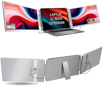 Smartlinx Laptop Screen Extender - 16" QHD 2500P Portable Monitor for Laptop, Detachable & Plug and Play Dual Laptop Monitor Extender for 12"-18" Laptops, Compatible with Wins/Mac/Android/Chrome