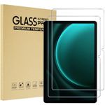 ProCase 2 Pack Screen Protector for Galaxy Tab S9 Plus/FE Plus 12.4" 2023, HD Clear 9H Hardness Tempered Glass Screen Film Guard for Galaxy Tab S9 Plus / S9 FE+ 12.4 Inch (SM-X610/SM-X616B)