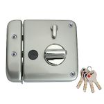 Godrej Locking Solutions and Systems 6088 Ultra XL+ Tribolt 1CK Alloy Steel Deadbolt Lock (Satin Nickel Finish, Silver)