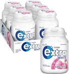 Extra White Bubblemint Chewing Gum Bottle, 64 Grams x 6