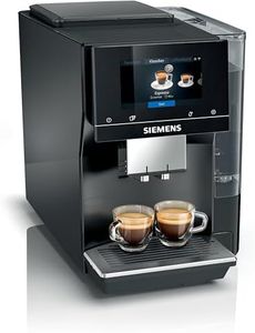 SIEMENS EQ700 Fully Automatic Bean to Cup Coffee Machine, 5" Touch Screen Display, Cold Brew/Slow Brew, Cappuccinatore, 30+ Coffee Beverages, Home Connect, TP713GB9