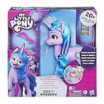 My Little Pony Toys: Make Your Mark Izzy Moonbow See Your Sparkle 8-Inch Purple Pony Toy, Unicorn Toys for 5 Year Old Girls and Boys and Up, with Sounds, Music, and Lights (English)