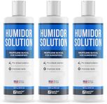 Humidor Solution, Propylene Glycol for cigar humidifiers, 3 Pack 16oz Humidor Accessories by Essential Values…