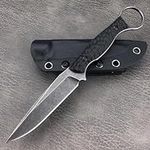 EDC Fixed Blade Knife with Kydex Sh