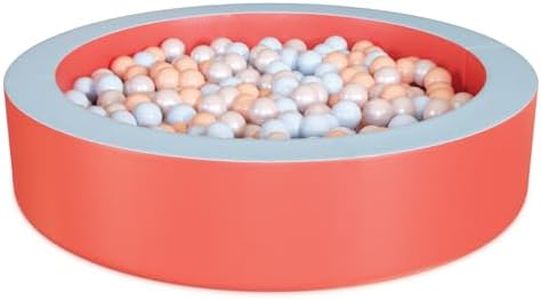 Milliard Foam Ball Pit/Professional Quality/for Toddlers and Baby (Red and Blue)