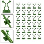 30 Pcs Plant Climbing Wall Clips Self-Adhesive Vine Plant Climbing Fixing Clip Hook Invisible Plant Clips for Climbers Plant Support Binding Clip Plant Wall Clips