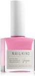 NAILKIND Pink Nail Polish - Candy Floss - High-Shine Nail Varnish - Vegan Nail Lacquer + Peta Certified + Cruelty Free - Quick Drying & Long Lasting - Chip Resistant Manicure - 8ml