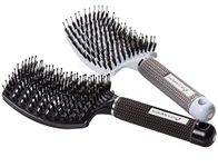 Boar Bristle Hair Brush set – Curved and Vented Detangling Hair Brush for Women Long, Thick, Thin, Curly & Tangled Hair Vent Brush Gift kit