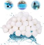 1.5Lb Pool Filter Balls Pool Filter Media for Swimming Pool Sand Filters (Equals 50 lbs Pool Filter Sand)