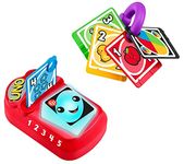 ​Fisher-Price Laugh & Learn Counting and Colors UNO - English & French Edition, Electronic Learning Toy for Infants and Toddlers Ages 6 to 36 Months