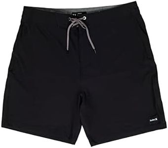 Hurley Phantom O&O Solid 18' Bañador, Hombre, Negro, 31