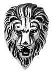 Rings For Men Silver Colour Lion Head Ring For Bikers Unisex