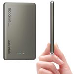 LUCKYDUO Mag-safe Battery Pack,5000mAh 0.3in Ultra Slim Magnetic Power Bank,Thin Compact Wireless Portable Charger with PD 20W Two Way USB-C Charging,Compatible with iPhone 15/14/13/12 Series