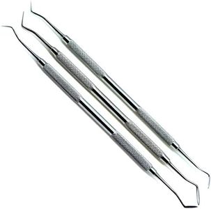 Dental Hollenback 1/2, 3, 3s Wax Carvers Amalgam Double Ended Plugger Restorative Superior 3 Pieces Instruments Set