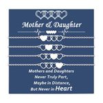 GBTBYS Mother Daughter Bracelets Set for 4 Mothers Day Gifts for Mom from Daughter Gift Ideas Mommy and Me Matching Wish Bracelets