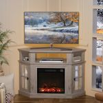 Furmax Fireplace Corner TV Stand fo