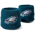 Franklin Sports Unisex Wristbands Franklin Sports NFL Philadelphia Eagles Embroidered Wristbands, Team Specific, OSFM US