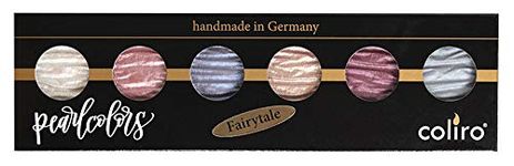 Coliro Artist Mica Pearl Watercolor Paint M760 Fairytale (6 Color Set) by Finetec GmbH