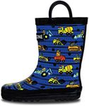 Lone Cone Elementary Collection - Premium Natural Rubber Rain Boots with Matte Finish for Toddlers and Kids