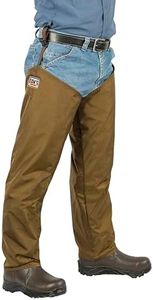 Five Star, Briar Proof Hip Wader with Dan's Frogger Boot, Made in U.S.A. (Men's 11 | Chap Size Thigh 27/Inseam 29) Brown