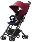 gb Pockit+ All-Terrain, Ultra Compact Lightweight Baby pockit Travel Stroller for Babies & Toddlers, Carry-On Flight Luggage Compliant, Red&Blue