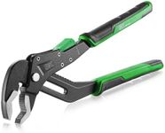 SK 10-Inch Quick Adjust Groove Joint Pliers, Water Pump Pliers, Premium CR-V Construction, SureGrip V-Jaw Design with Comfortable Grips