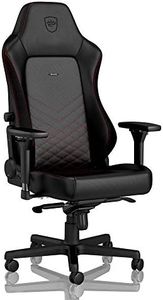noblechairs HERO Gaming Chair - PU Faux Leather - Black/Red - Up to 150kg Users - Lumbar Support - Ergonomic - Pillows included - Home Office Chair - Computer Desk Chair