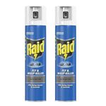 SOTL® X2 Raid Rapid Action Fly Wasp Killer Spray Indoor Flying Insect Killer Eliminates Insects Flies Mosquitos Hornets Moths In Seconds Neutral Scent 300ml