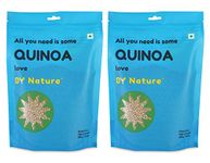 By Nature Quinoa 500 gm (Pack of 2) | Gluten-Free Quinoa| High Protein | Helps in Weight Loss | Perfect Healthy & Delicious Diet Food | Breakfast Cereal | Kinova Seeds