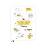 MOMENTUM PLANNER - Daily, Weekly, Monthly Productivity Planner Kit | Doodle Cover Undated A5 size | 192 Pages Journal + Motivational stickers & post card | 4 Months | Planner for Office, Students 2024