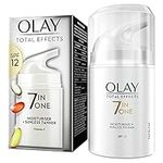 Olay Total Effects Touch of Sunshine 7in1 Moisturiser With Sunless Tanner, Day Face Cream With SPF12 and Vitamin E, 50ml