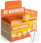 Bramble 80 Pack Hand Warmers Disposable Bulk (40 Pairs) Up to 10 Hours of Heat for Cold Weather, Ski, Camping & Outdoor Activities | Air Activated Instant Heat Packs for Body, Feet, Adult & Kids