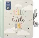 Busy B Baby B Baby Journal with Pockets and Stickers, Neutral, Grey