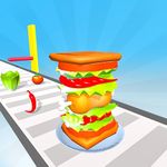 Sandwich Stack Runner: Make a Tall Sandwich Run Tycoon 3D - Spicy Sandwich Tower Making Rush Cooking Game