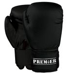 Revgear Premier Boxing Gloves, Black, Regular